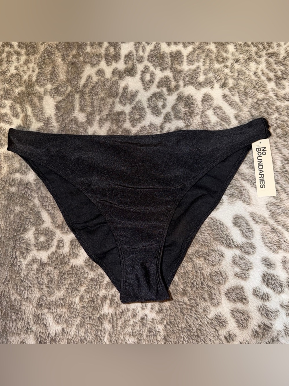 No Boundaries Black Bikini Bottoms - Classic Cut